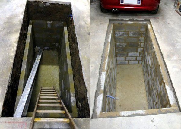 Т образная яма в гараже: Делать или не делать смотровую яму в гараже?