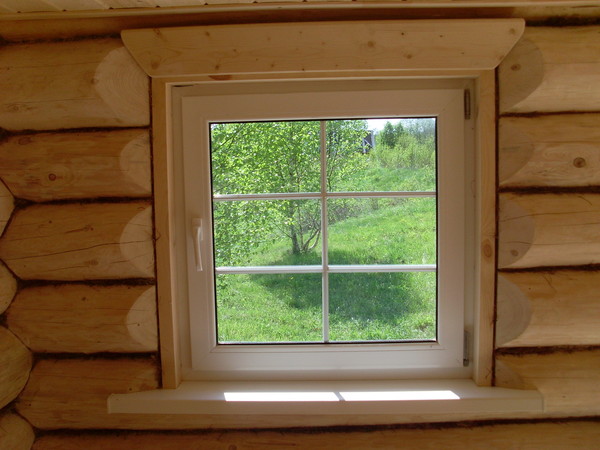 Внутренняя отделка пластиковых окон в деревянном доме: Отделка окон в .