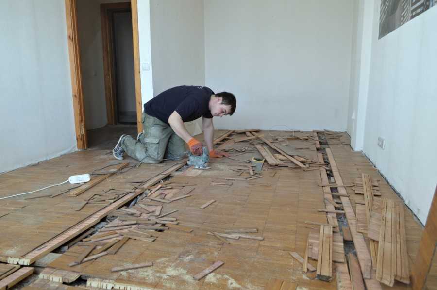 Как переделать полы в квартире: как поменять деревянный пол на бетонный .