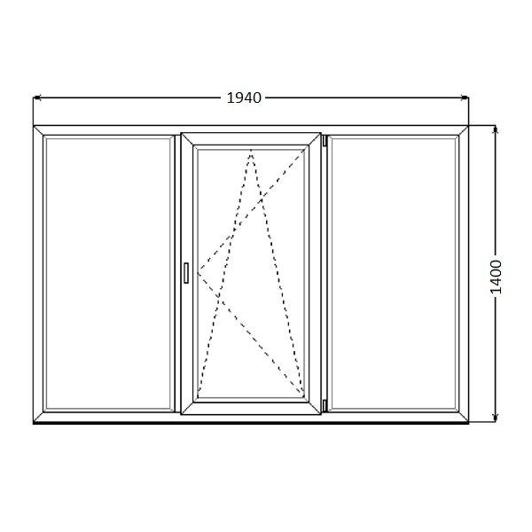 Е окно. Окно трехстворчатое пластиковое чертеж. Окна 1510 на 2100. Готовый чертеж пластикового окна. Ширина створки пластикового окна 900 мм.