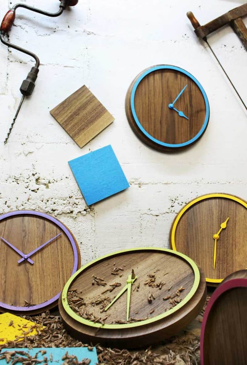 Madera clocks by OTONO Design