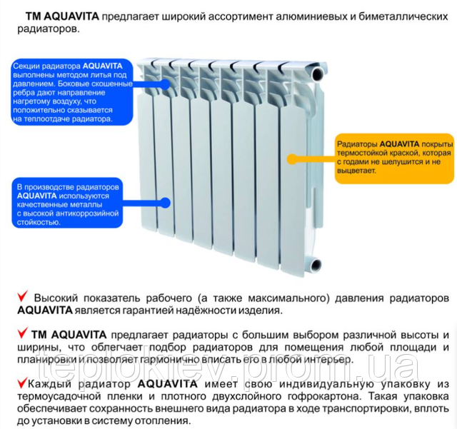 Теплоотдача алюминиевых батарей