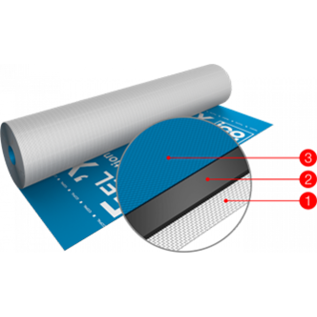Сбс модифицированный битумно полимерный рулонный материал. Подкладочный ковер Icopal fel'x 40 м2.