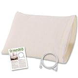 Grounding Brand Queen Size Pillow Case with Earth Connection Cable, 400TC Conductive Mat with Pure Silver Thread for Better Sleep and Healthy Earth Energy, Natural Tan