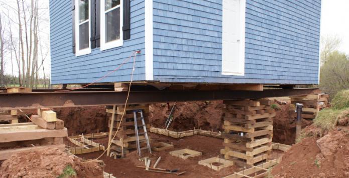 How to strengthen the foundations of the house with a ground floor.
