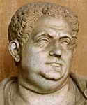 Image showing a portrait bust of Roman emperor Titus