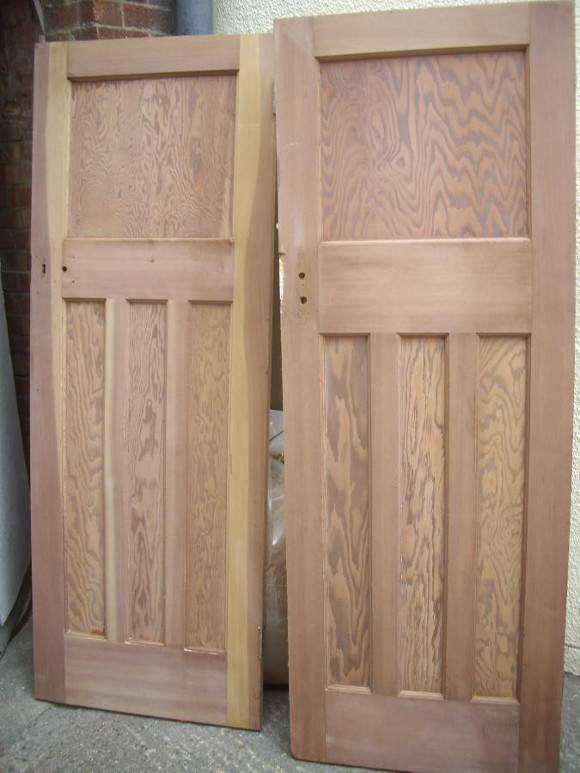 Reclaimed 1930s interior wood doors