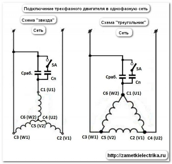 Подключение 3х фазного двигателя на 220 – Подключение трехфазного ...