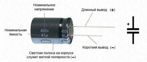 Как узнать вольтаж конденсатора